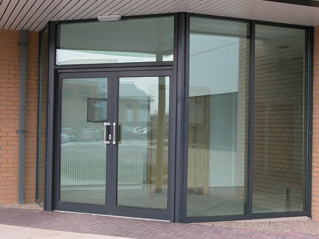 Aluminium Commercial Doors